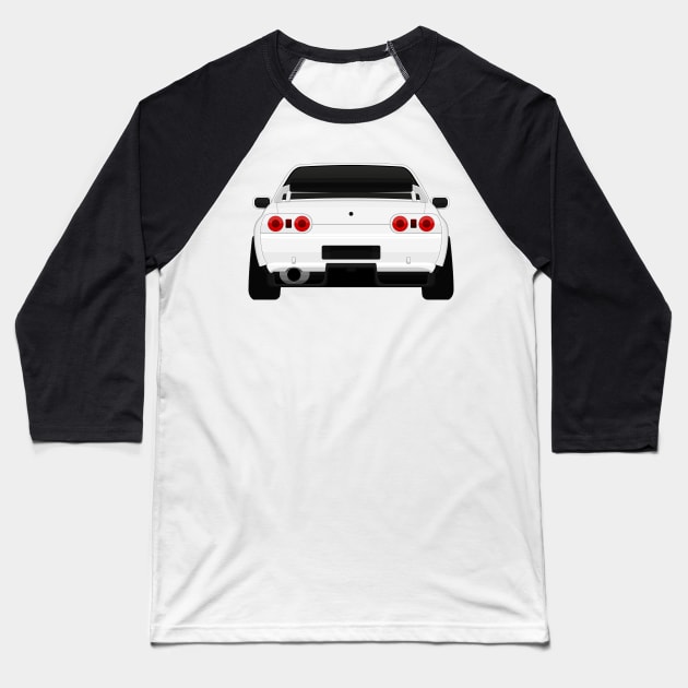 R32 rear White Baseball T-Shirt by VENZ0LIC